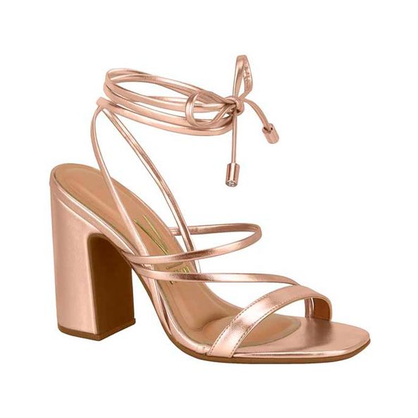 sapato rose gold vizzano