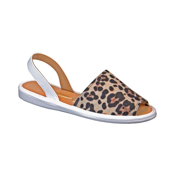 rasteira animal print dijean