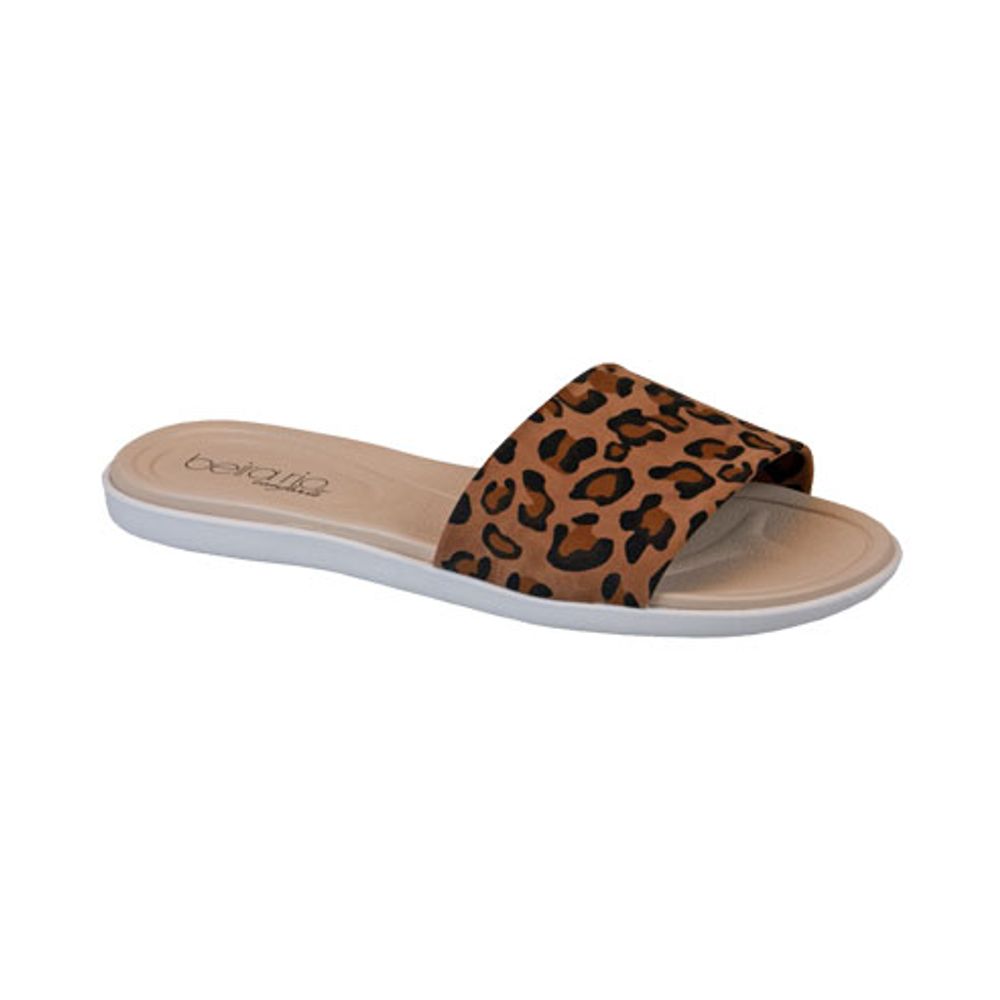 rasteira animal print dijean