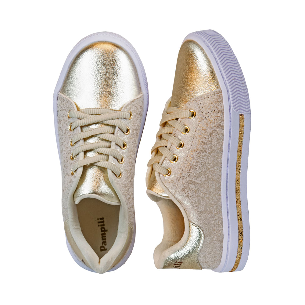 tenis infantil feminino brilhoso