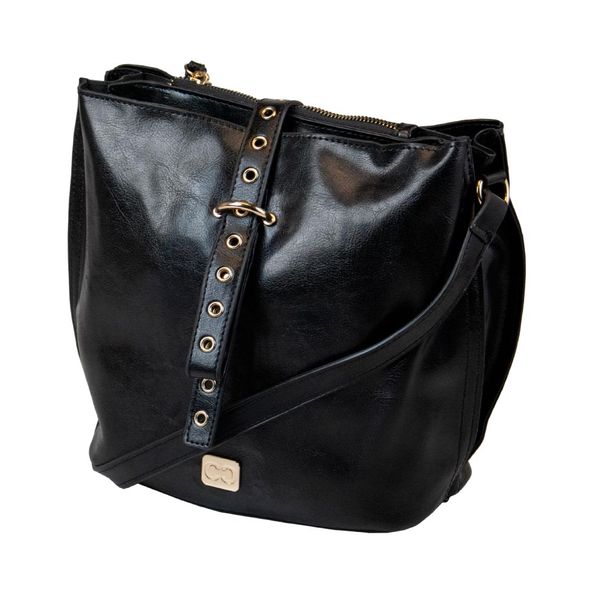 black bolsa with black hardware