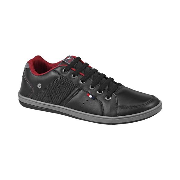 Tenis Social Velluti 5624-vel Preto/grafite Tamanho: 37   Cor: PRETO