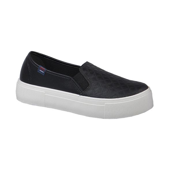 Tênis Slip On Feminino Flatform Matelassê Moleca | Marisa