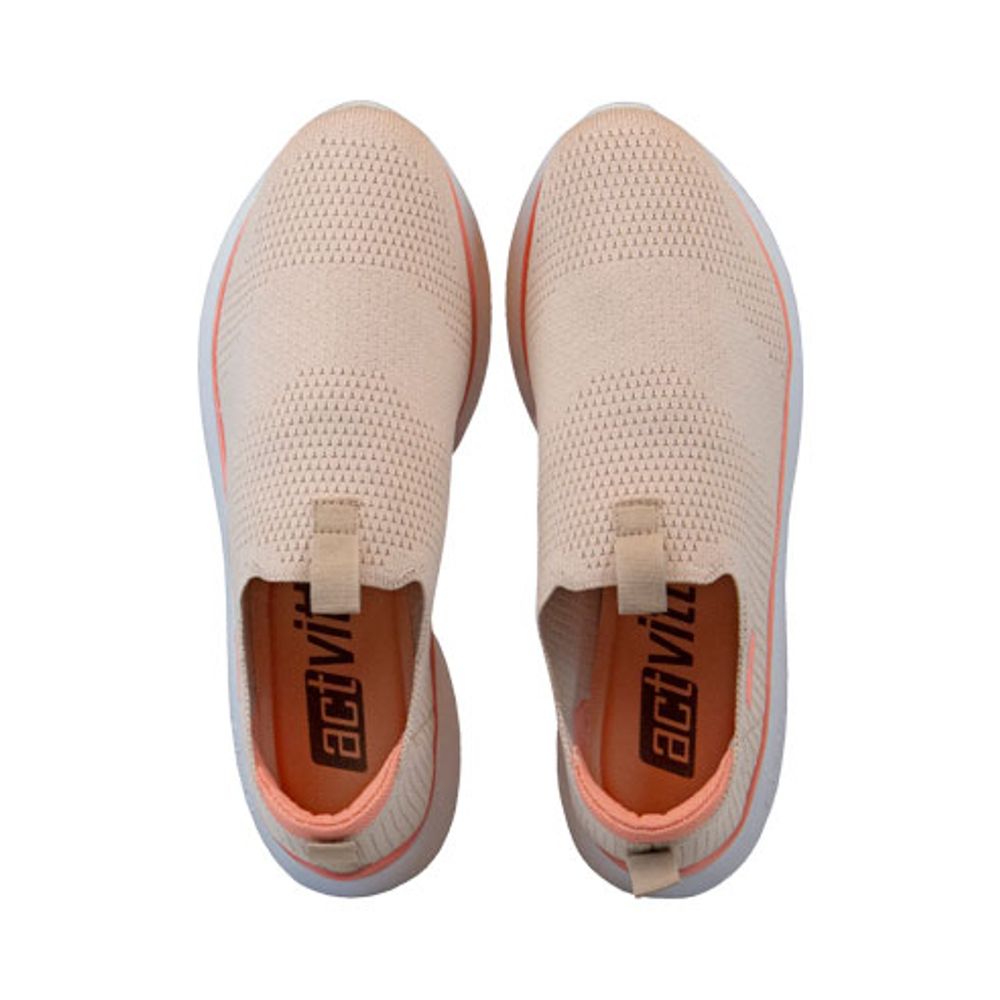 TÊNIS CASUAL MODERNO SEM CADARÇO ACTIVITTA ROSE 4804102 - Sapataria Nova