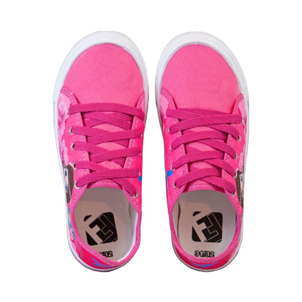 TÊNIS INFANTIL FEMININO DO LUCCAS NETO YUPI-YUPI ROSA 030 - Sapataria Nova