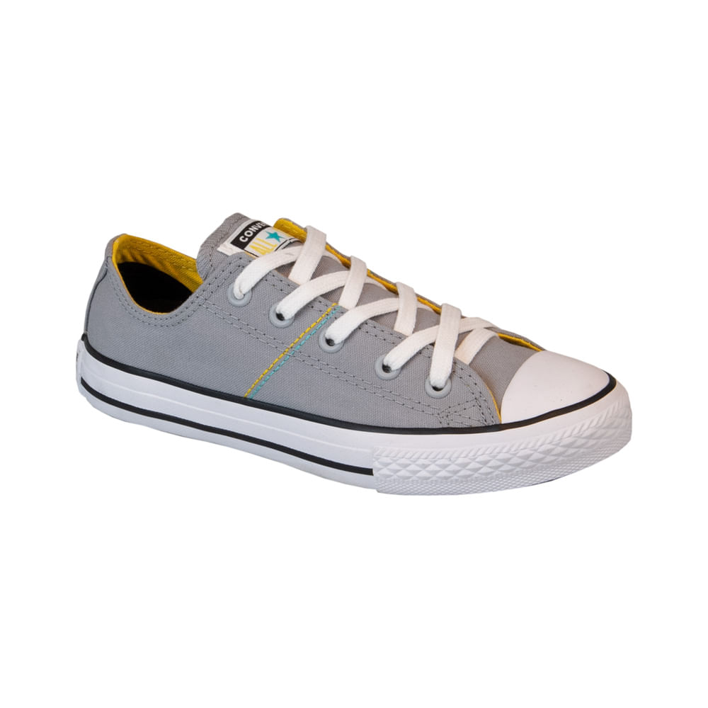 tenis all star infantil cinza