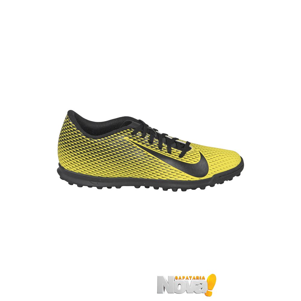 chuteira nike futsal amarela