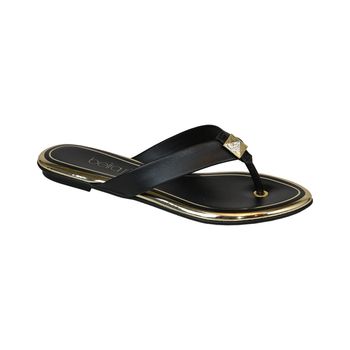 Rasteira-Fivela-no-Cabedal-Beira-Rio-Preto--Dourado-Tamanho--38---Cor--PRETO-0