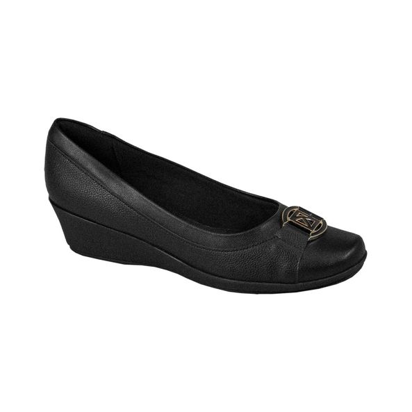 Sapato Sapatoterapia Comfort Couro de Carneiro Preto 44706 - FKV Calçados
