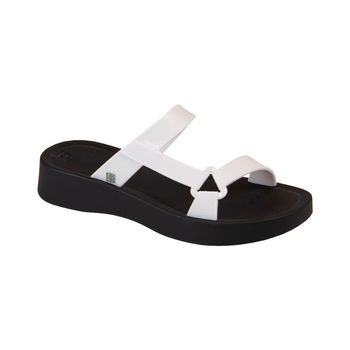 Slide-Esportiva-Zaxy-Branco--Preto-Tamanho--33---Cor--PRETO-0
