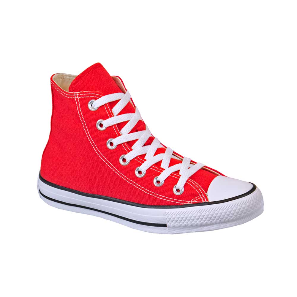 tenis all star vermelho cano longo