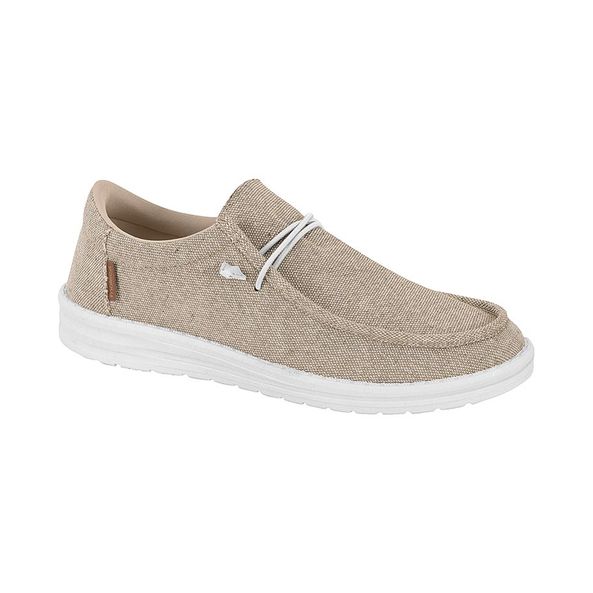 Tênis Casual Slip On Camel Elástico Ajustável