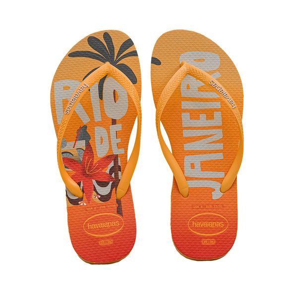 Amigo-oculto: 12 ideias de presentes para gen Z e millennial até R$ 50 51 Chinelo Slim Postcard, da Havaianas