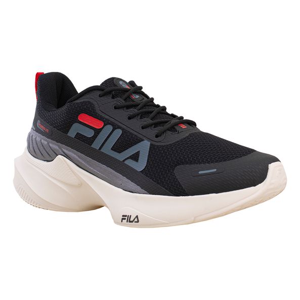 Tênis de Treino Preto e Vermelho Progress Fila