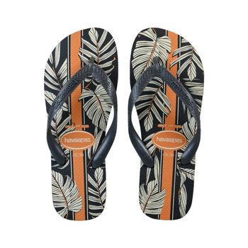 Chinelo-Aloha-Havaianas-Preta-com-Laranja-Tamanho--37---Cor--GRAFITE-0