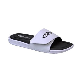 Slide-Melbourne-Masculina-Olympikus-Branca-Com-Preto-Tamanho--41---Cor--BRANCO-0
