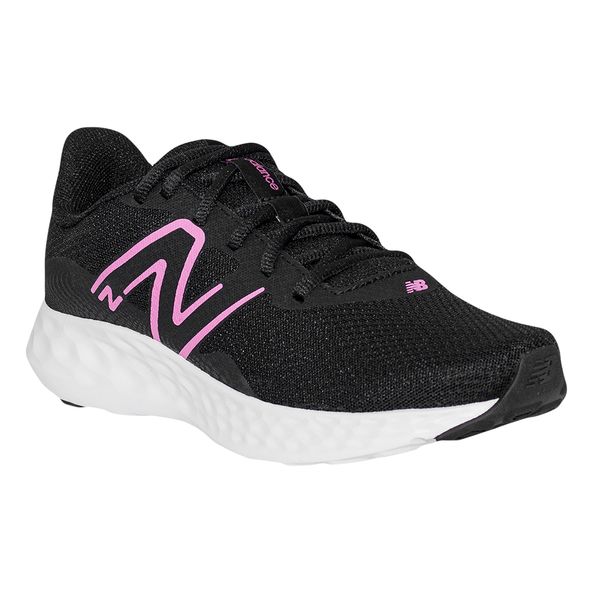 Tênis de Treino Preto e Rosa 411v3 New Balance