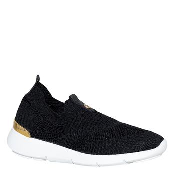 Tenis-Casual-Malha-Detalhe-Metalizado-Preto-Tamanho--33---Cor--PRETO-0