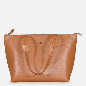 Bolsa-Shopping-Textura-Lisa-Camel-Tamanho--G----Cor--CARMEL-0