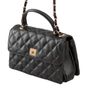 Bolsa-Tiracolo-Matelasse-Compacta-Preta-Tamanho--M----Cor--PRETO-0
