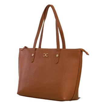 Bolsa-Shopping-Lisa-Fechamento-Ziper-Camel-Tamanho--G----Cor--SELA-0