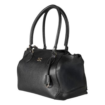 Bolsa-Tote-Textura-Lisa-Preta-Tamanho--G----Cor--PRETO-0