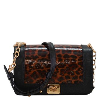 Bolsa-Tiracolo-Animal-Print-Preta-Tamanho--M----Cor--PRETO-0