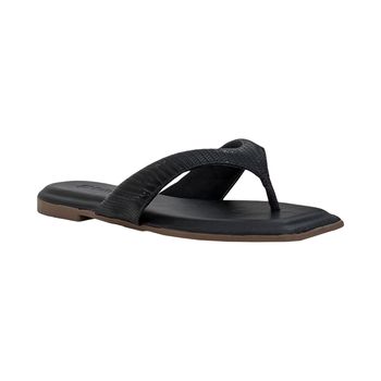 Rasteira-Tira-Entre-Dedos-Croco-Preta-Tamanho--33---Cor--PRETO-0