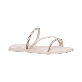 Rasteira-Frente-Aberta-Tres-Tiras-Off-White-e-Prata-Tamanho--33---Cor--OFF-WHITE-0