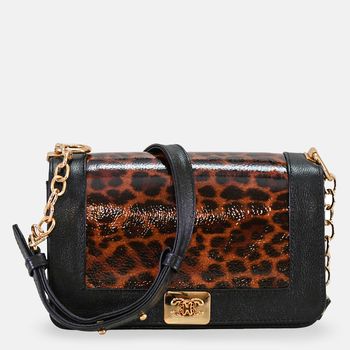 Bolsa-Tiracolo-Animal-Print-Preta-Tamanho--M----Cor--PRETO-0