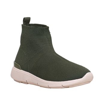 Tenis-Casual-Malha-Cano-Alto-Verde-Tamanho--33---Cor--ALCAPARRA-0
