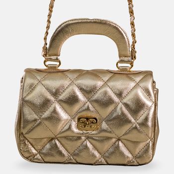 Bolsa-Tiracolo-Alca-Corrente-Dourado-Tamanho--P----Cor--OURO-LIGHT-0