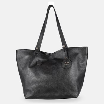 Bolsa-Shopping-Textura-Lisa-Preta-Tamanho--G----Cor--PRETO-0