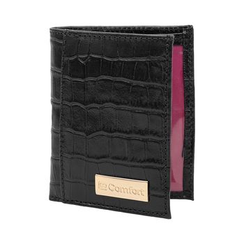 Carteira-Textura-Croco-Flip-Preta-Tamanho--P----Cor--PRETO-0
