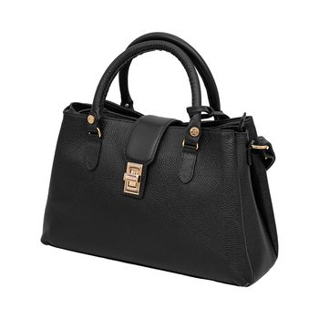 Bolsa-Tote-Fecho-Metalico-Preta-Tamanho--G----Cor--PRETO-0