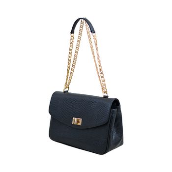 Bolsa-Tiracolo-Media-Alca-Corrente-Preta-Tamanho--M----Cor--PRETO-0