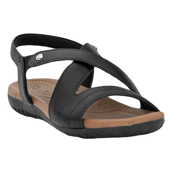 Feminino Usaflex Sandalia Usaflex Tiras Cruzadas Sandália Usaflex