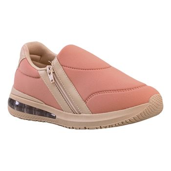 Tenis-Casual-Ziper-Nude-Tamanho--33---Cor--NUDE-0