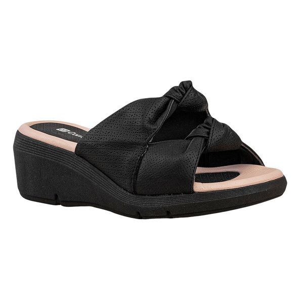 Tamanco Nó Duplo Preto - Comfort