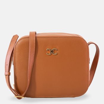 Bolsa-Tiracolo-Estruturada-Ziper-Camel-Tamanho--P----Cor--CARMEL-0