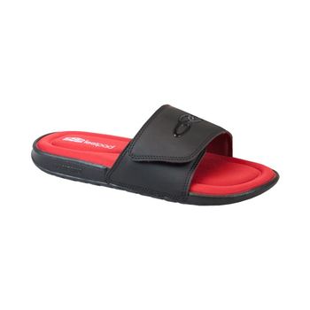 Slide-Melbourne-Masculina-Olympikus-Preta-Com-Vermelho-Tamanho--37---Cor--PRETO-0