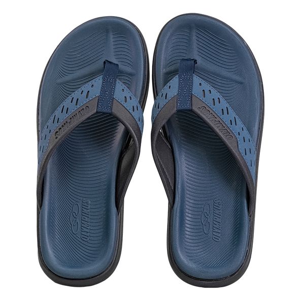 Chinelo de Dedo Preto e Marinho Caraíva Olympikus Sapataria Nova