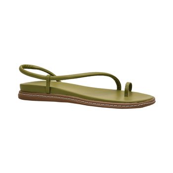 Sandalia-Rasteira-Casual-Feminina-Lolita-Verde-Tamanho--33---Cor--ALGA-0