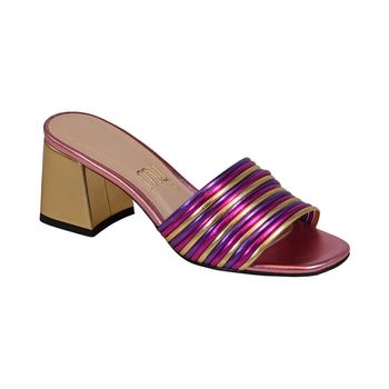 Tamanco-Linhas-Coloridas-My-Shoes-Dourado--Rosa--Roxo-Tamanho--34---Cor--OURO-0