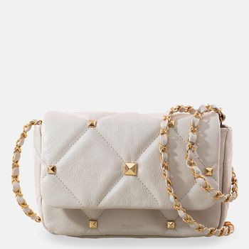 Bolsa-Tiracolo-Tachas-Metalizadas-Off-White-Tamanho--P----Cor--OFF-WHITE-0