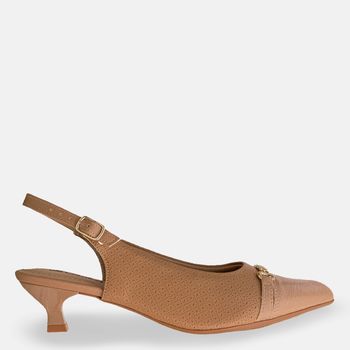 Scarpin-Texturizado-Fivela-Frontal-Nude-Claro-Tamanho--39---Cor--NUDE-CLARO-0