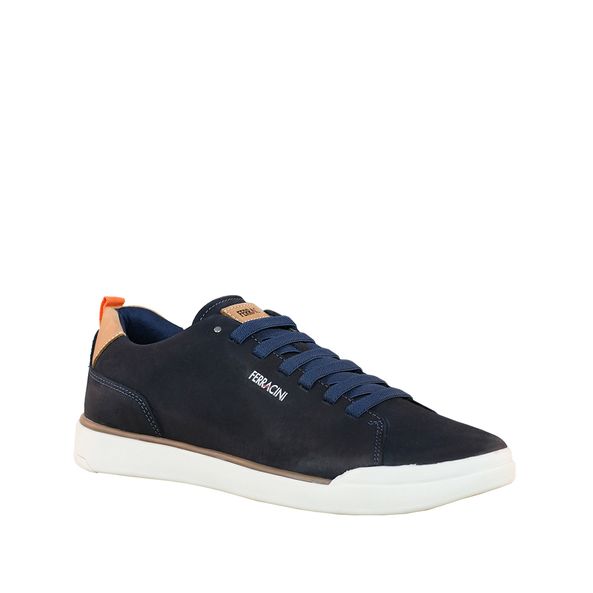 Sapatênis Marinho Cadarço Ferracini Sapataria Nova - Main Image