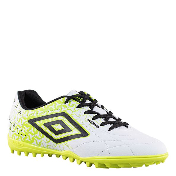 Chuteira Society Branco e Limão Umbro Sapataria Nova